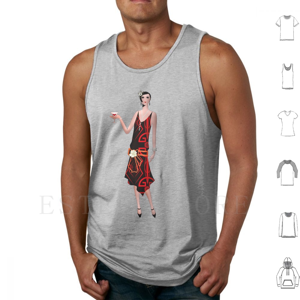 Mens Fashion In The 1920S - Gatsby Flapper-1920s Vintage Fashion Tank Tops