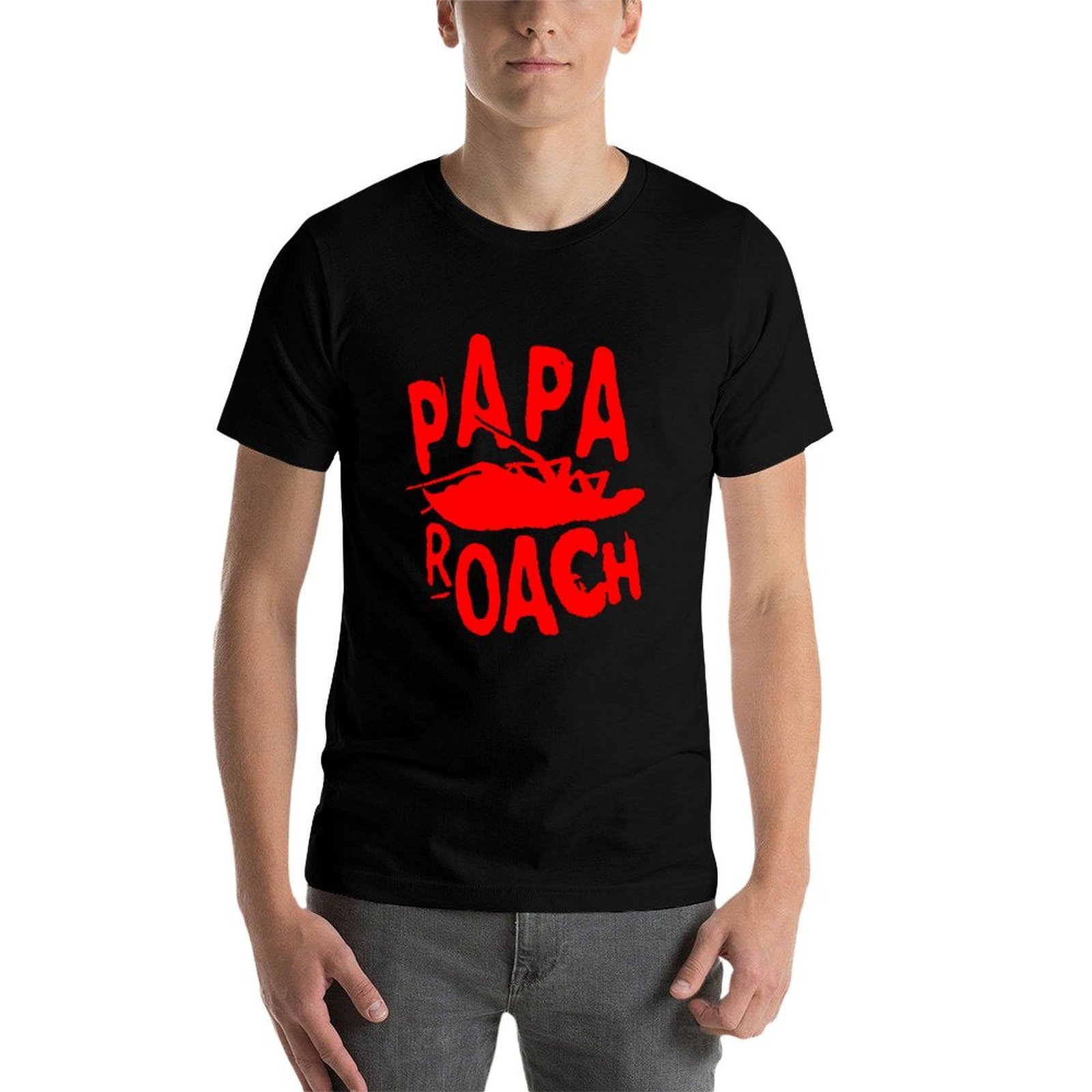 Genre Hard rock logo papa roac - Men'S Fashion Genres ulasan dan harga