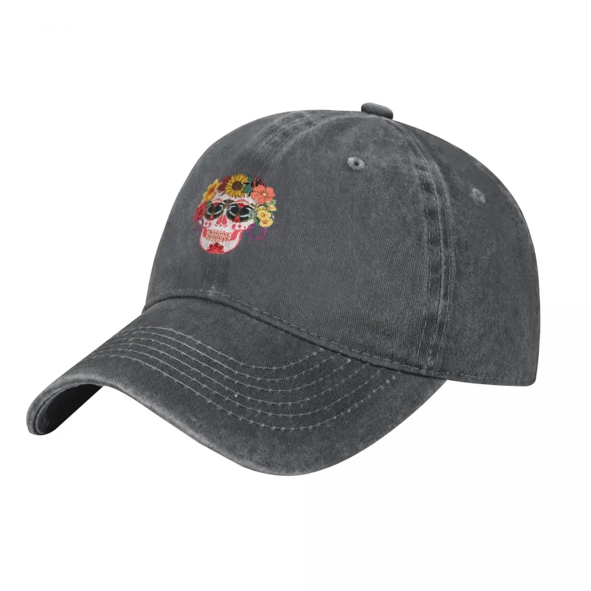 Flowery sugarskull dia de las  - Men'S Fashion Outlets ulasan dan harga