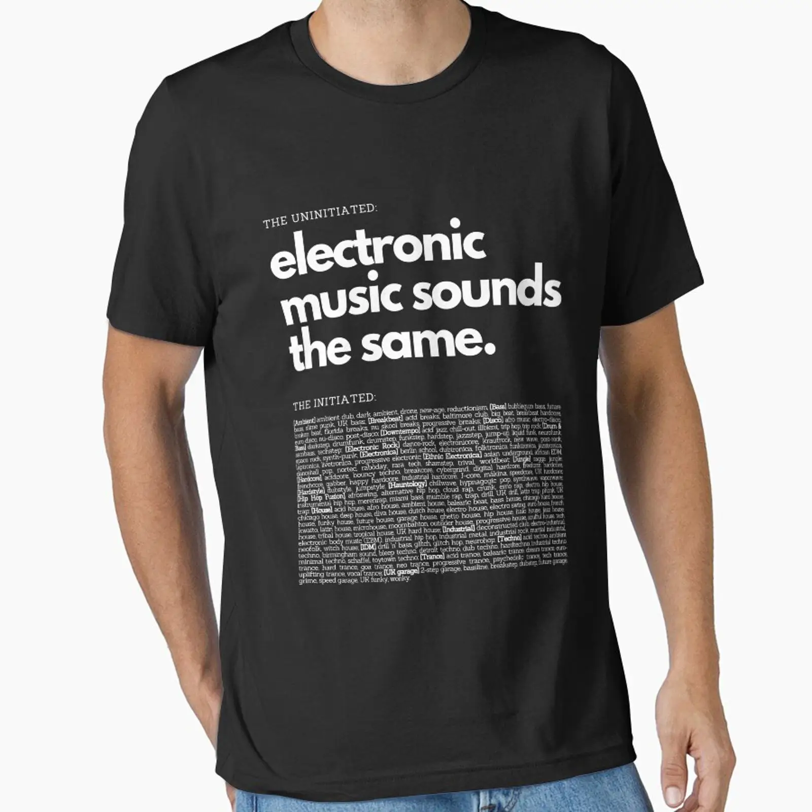 Electronic Music Genre Funny T - Men'S Fashion Genres ulasan dan harga