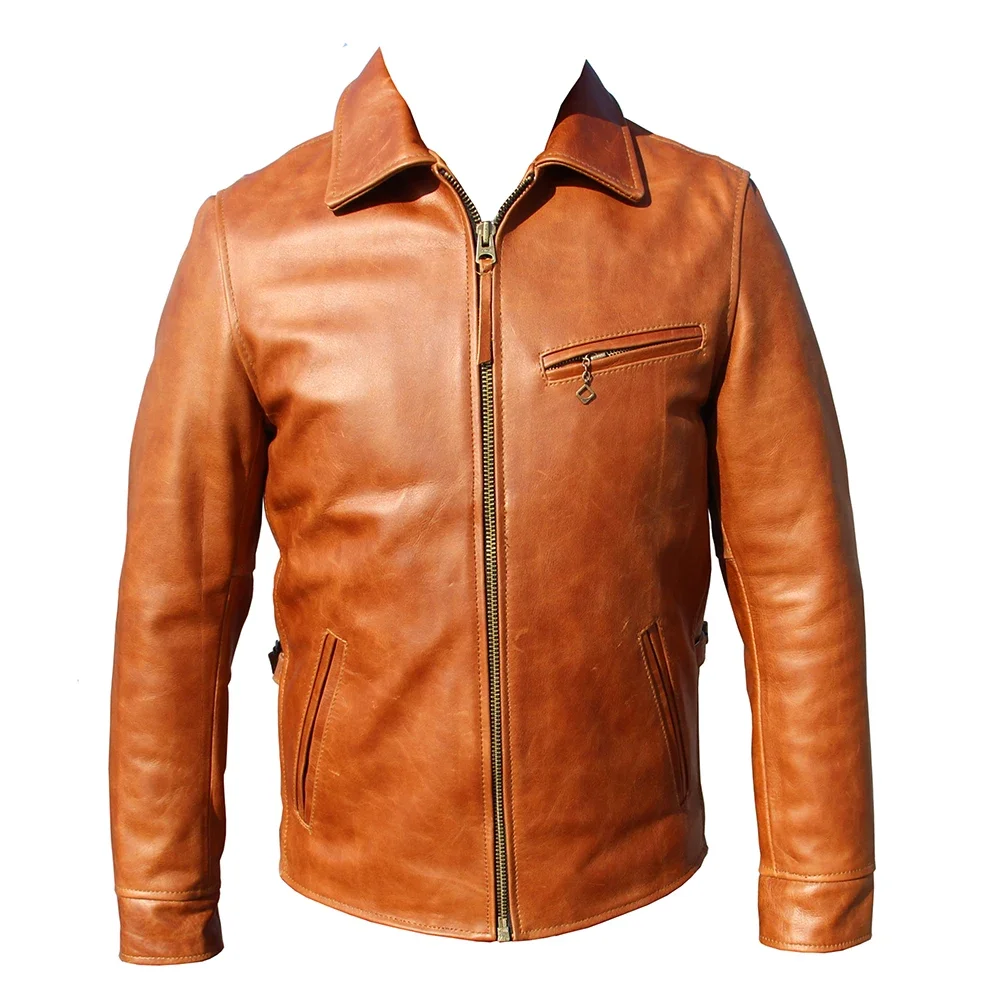 1930S Brown Men Leather Jacket - Mens Fashion In The 1930S ulasan dan harga