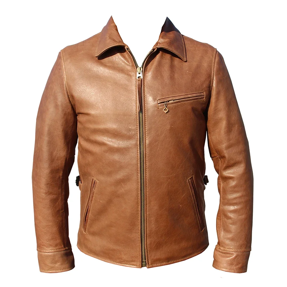 1930S Brown Men Leather Jacket - Mens Fashion In The 1930S ulasan dan harga
